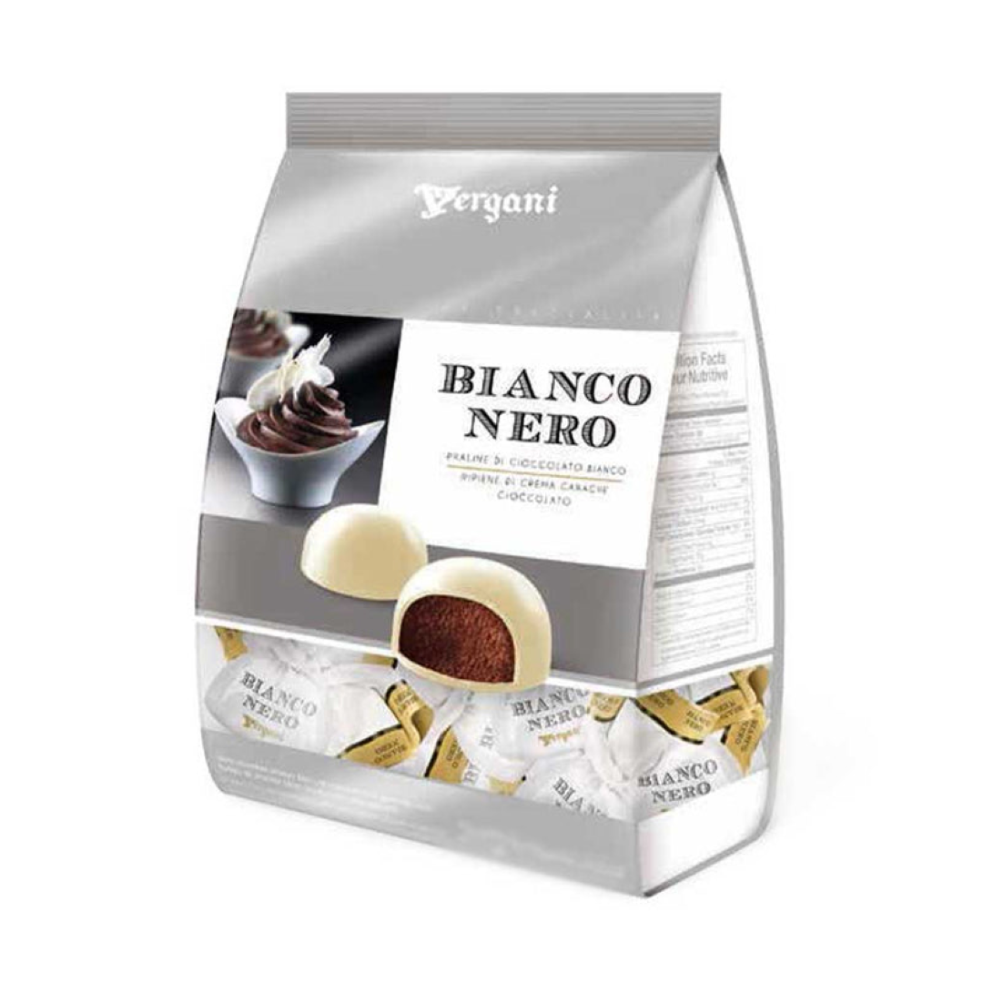 VERGANI MILK & WHITE CHOC PRALINE H/NUT CREAM 80G